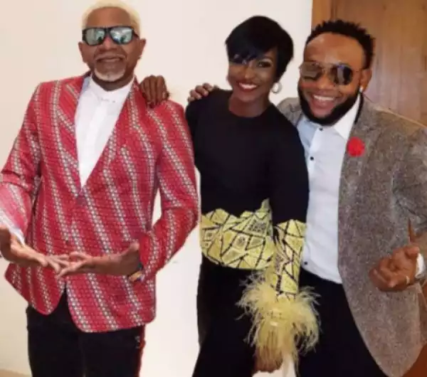 Awilo Longomba, Kcee And Kate Henshaw Pictured Together In Lagos
